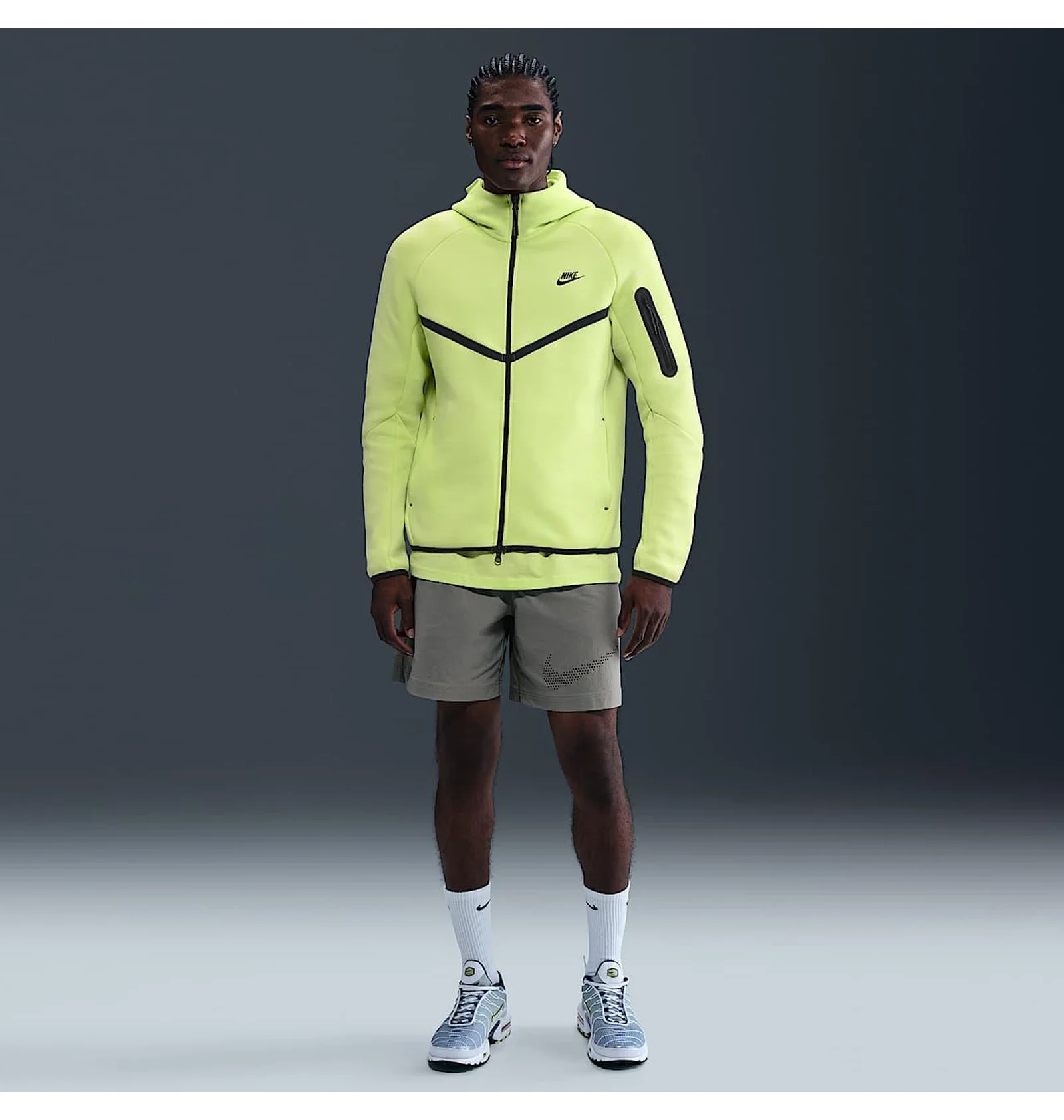 ᐉ Толстовка мужская Nike Tech Fleece Fz Wr Yellow HV0949-736