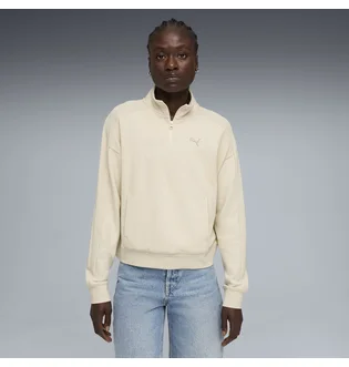 Кофта женская Puma Class Relaxed Half-Zip Beige 691873-87