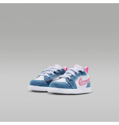 Кроссовки детские Air Jordan 1 Low Alt Se (Td) Grey/Blue HQ2002-400