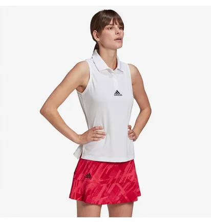 Майка женская Adidas Heat Ready Match Tank White FT6412
