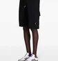 Шорти чоловічі C.P. Company Light Fleece Cargo Lens Shorts Black 18CMSB069A-002246G-999