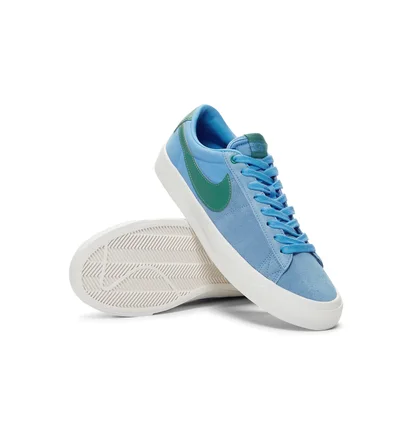Кроссовки унисекс Nike Zoom Blazer Low Pro Gt Sb Light Blue FJ1679-400