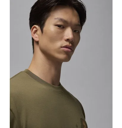 Футболка мужская Air Jordan Crew-Neck T-Shirt Olive HQ2666-222