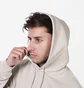 Худи унисекс Lacoste Loose Fit Beige SH2754BUQ