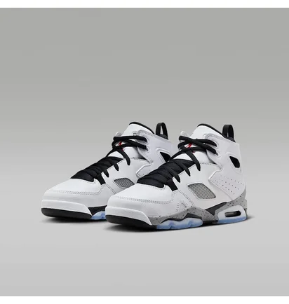 Кросівки дитячі Air Jordan Flight Club 91 White/Grey 555472-102