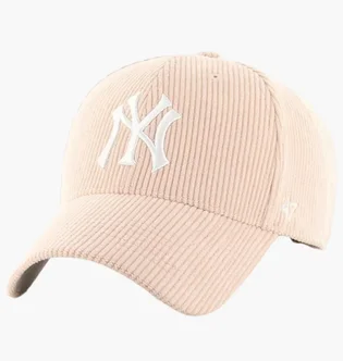 Кепка жіноча 47 Brand New York Yankees Thick Cord Beige THCKM17EWS-PK