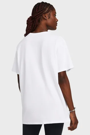 Футболка жіноча Under Armour Campus Oversize Ss White 1387193-100