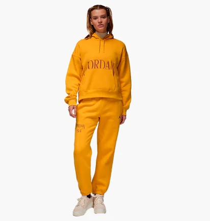 Спортивный костюм женский Air Jordan Brooklyn Fleece Orange FN5434-752__FN5440-752
