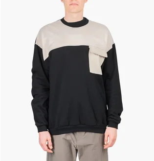Свитшот мужской Neighborhood Yoke Black 211UWNH-CSM04-BLACK