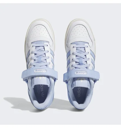 Кросівки чоловічі Adidas Originals Forum Low White/Light Blue GY0003