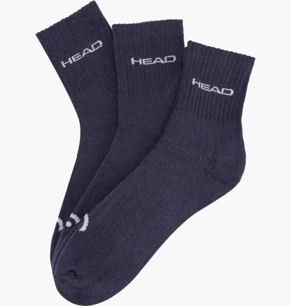 Шкарпетки чоловічі HEAD Elements All Sports Short Crew Blue (3 пари) 701229009-003