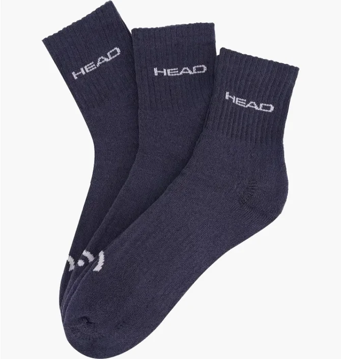 Шкарпетки чоловічі HEAD Elements All Sports Short Crew Blue (3 пари) 701229009-003