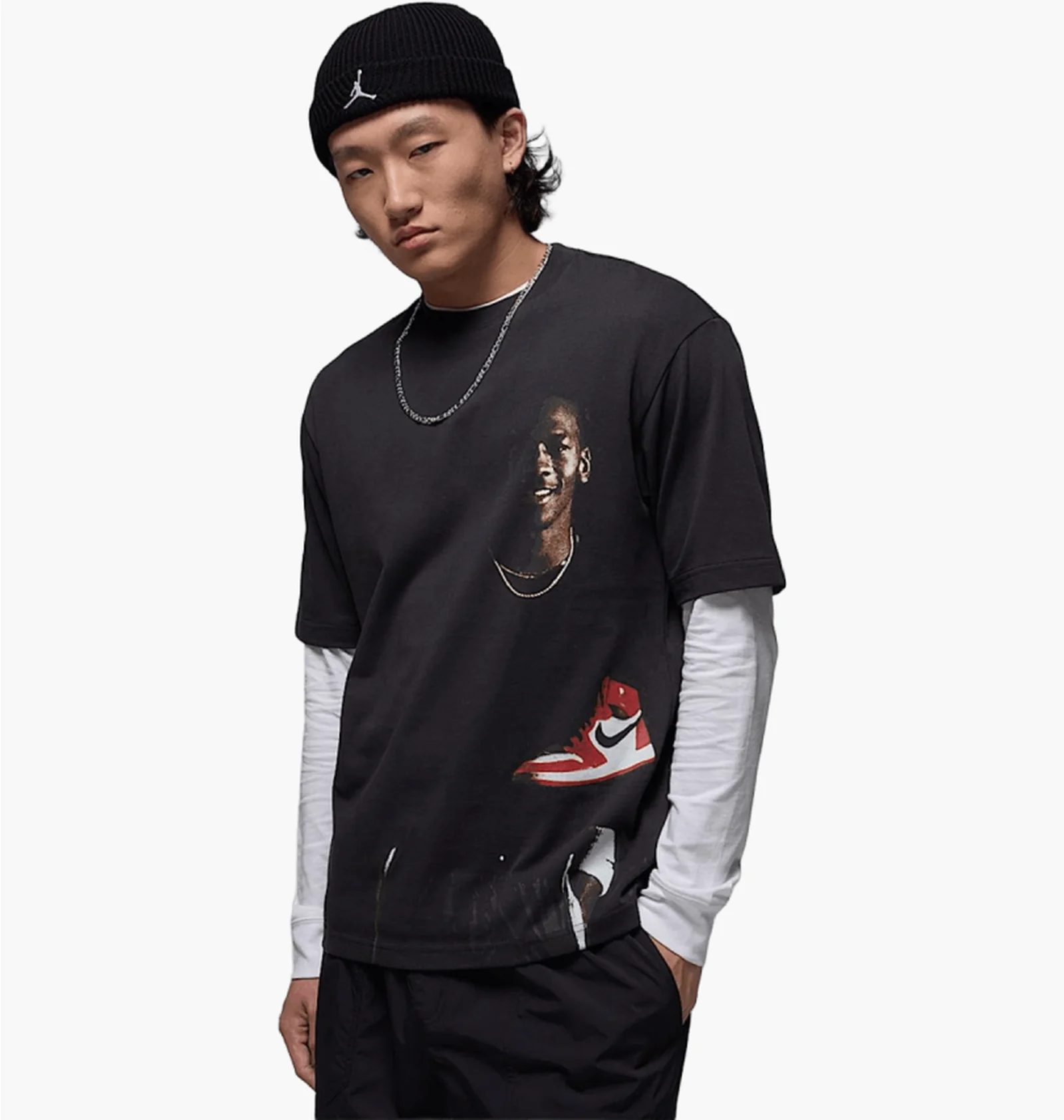ᐉ Футболка чоловіча Air Jordan Crew-Neck Black HQ2666-045