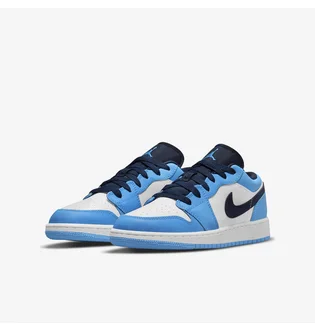 Кросівки дитячі Air Jordan 1 Low Light Blue/White 553560-144