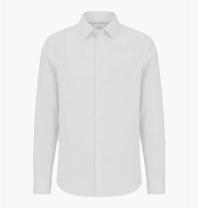 Рубашка мужская Armani Exchange White XM002290-AF22863-U0009