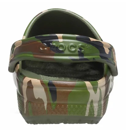 Тапочки мужские CROCS Classic Printed Camo/Green 206454