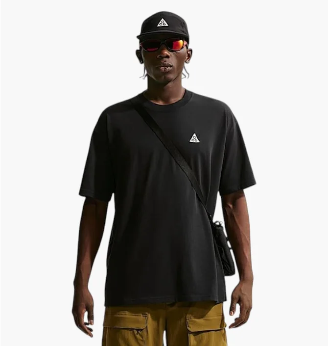 Футболка мужская Nike Acg Df Tee Lse 12Mo Camp Lt Black IH1288-010