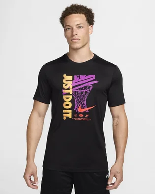 Футболка мужская Nike Dri-Fit Basketball T-Shirt Black FZ8085-010