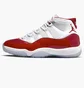 Кроссовки мужские Air Jordan 11 Retro White/Red Ct8012-116