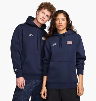 Худи унисекс Nike Sb Fleece Pullover Hoodie Blue FZ4102-451