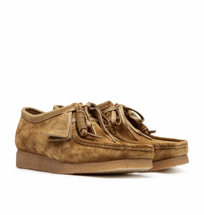 Ботинки унисекс Clarks Wallabee Hairy Suede Brown 26168852