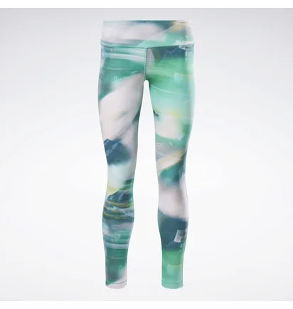 Леггинсы женские Reebok Lux Bold Leggings Green Gt3144