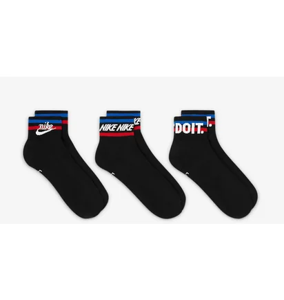 Шкарпетки унісекс Nike Evereday Essential (3 пари) Black DX5080-010