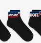 Шкарпетки унісекс Nike Evereday Essential (3 пари) Black DX5080-010