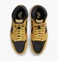 Кроссовки мужские Air Jordan 1 Retro High Og Black/Yellow 555088-701