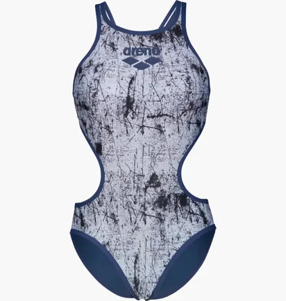 Купальник женский Arena One Lacquer One Piece Grey 010267-157
