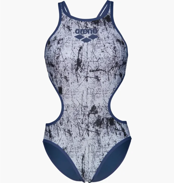 Купальник женский Arena One Lacquer One Piece Grey 010267-157