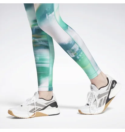 Леггинсы женские Reebok Lux Bold Leggings Green Gt3144