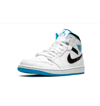 Кроссовки мужские Air Jordan 1 Mid White 554724-141