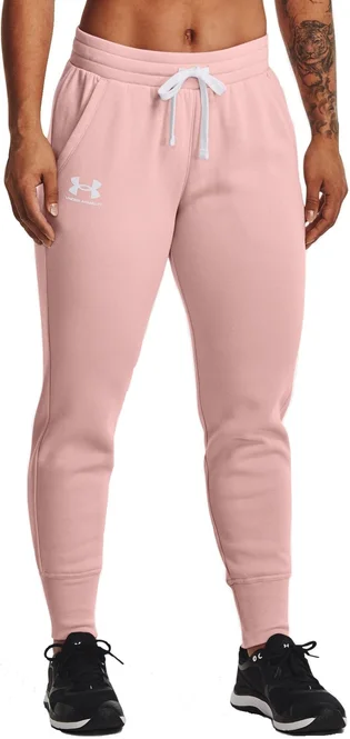 Штани жіночі Under Armour Rival Fleece Joggers Pink 1356416-676
