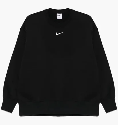 Свитшот женский Nike Sportswear Phoenix Oversized Crew Black FZ4270-010