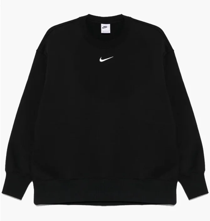 Свитшот женский Nike Sportswear Phoenix Oversized Crew Black FZ4270-010