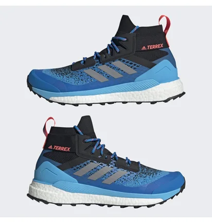 Кроссовки мужские Adidas Terrex Free Hiker Primeblue Hiking Shoes Black/Blue Gz0334