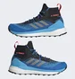 Кроссовки мужские Adidas Terrex Free Hiker Primeblue Hiking Shoes Black/Blue Gz0334