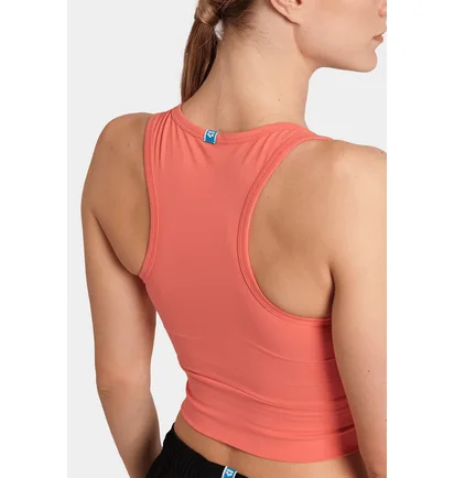 Топ женский Arena Team Stripe Top Orange 007386-900