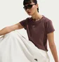 Футболка женская Nike Sportswear Tight Ribbed Short-Sleeve Brown HV4994-502