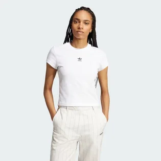 Футболка жіноча Adidas Essentials Slim White JC8973