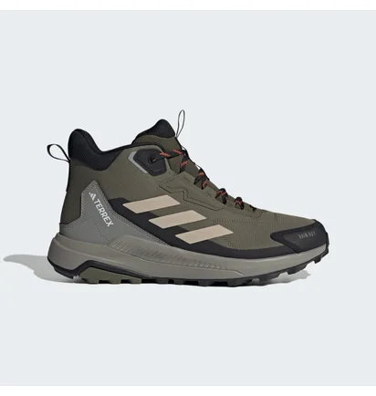 Ботинки мужские Adidas Terrex Anylander Mid Rain.Rdy Hiking Olive ID0897