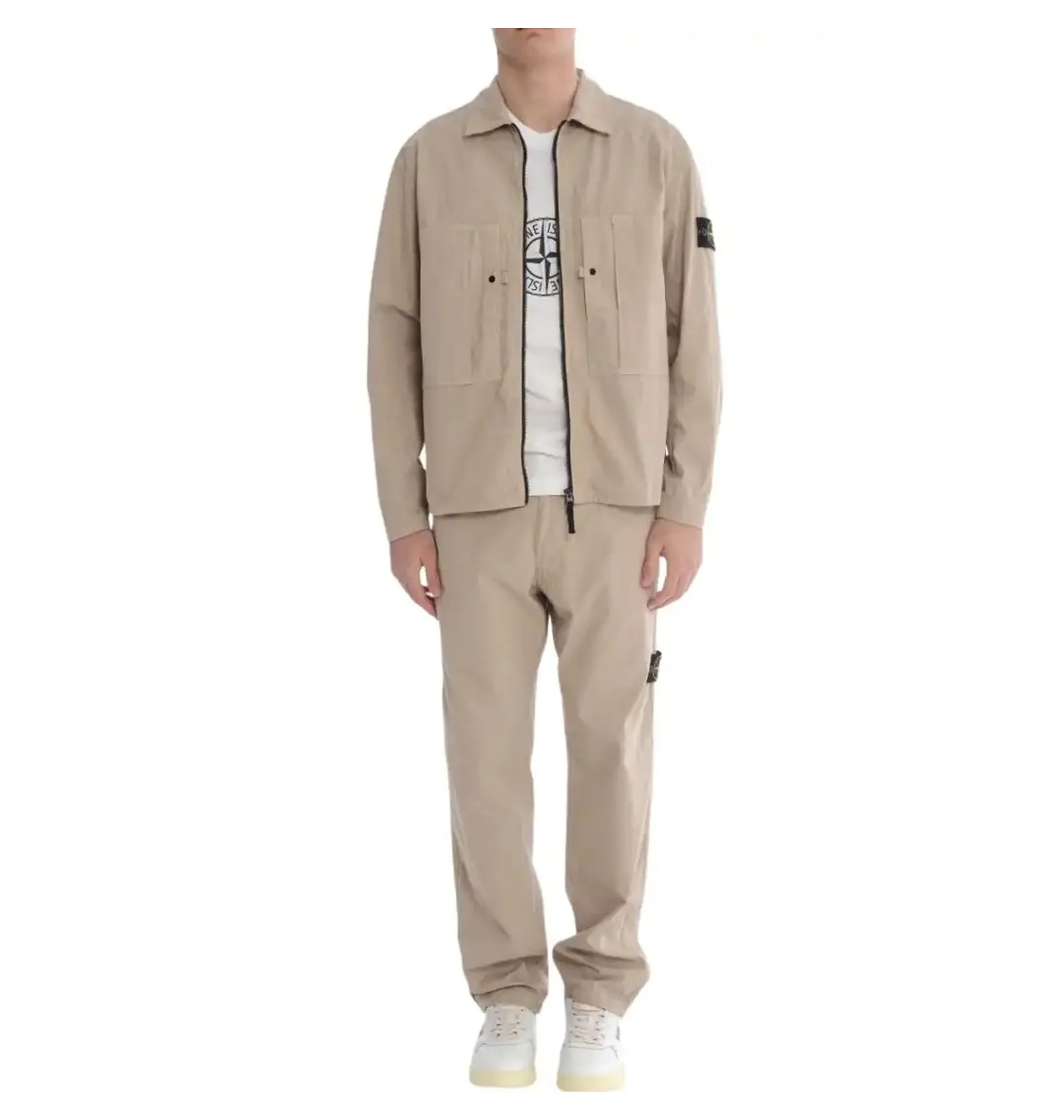 ᐉ Куртка мужская Stone Island Overshirt Beige L1S151200005-S0298