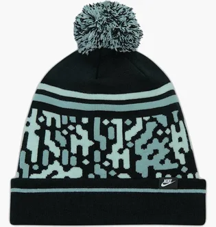 Шапка унисекс Nike Peak Beanie Sc Otdr H25 L Black/Turquoise HQ0355-010