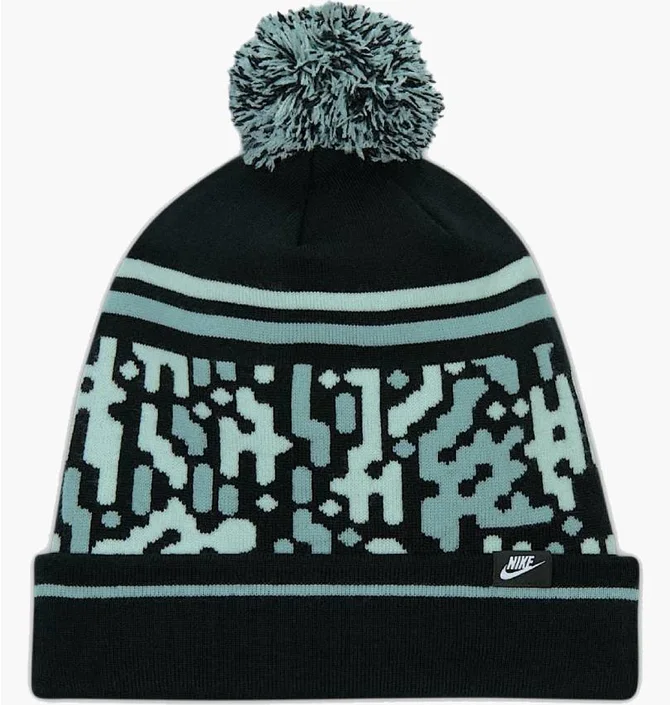Шапка унісекс Nike Peak Beanie Sc Otdr H25 L Black/Turquoise HQ0355-010