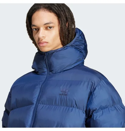 Пуховик мужской Adidas Tonal Hooded Puffer Blue IY3397