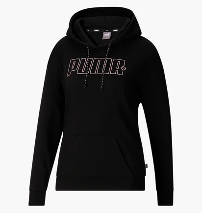Худи женское Puma Rebel Terry Hoodie Black 671167-01