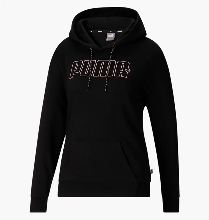 Худи женское Puma Rebel Terry Hoodie Black 671167-01
