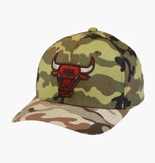 Кепка унісекс Mitchell & Ness Nba Chicago Bulls Woodland Desert Stretch Snapback Camo/Green 6HSSMM19494-CBUCMWD