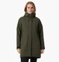 Парка женская Helly Hansen Mono Material Ins Rain Coat Green 53652-431
